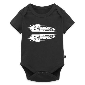 Drift Minimalist Moving Race Car - Baby Premium short-sleeve bodysuit - black - Front