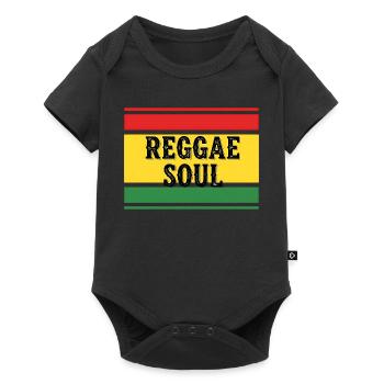 Reggae Soul Style jamaïcain - Body à manches courtes Premium Bébé - noir - Devant