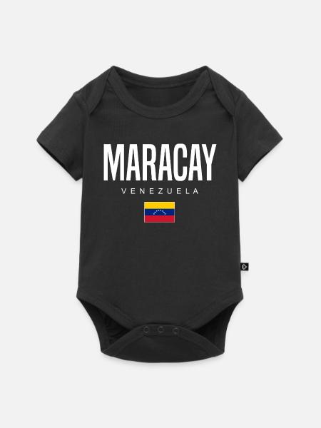 Maracay Venezuela - Baby Premium Kurzarmbody - Schwarz