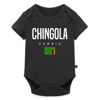 Chingola, Zambia - Baby Premium short-sleeve bodysuit - black - Front