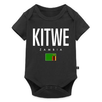 Kitwe Zambia - Baby Premium short-sleeve bodysuit - black - Front