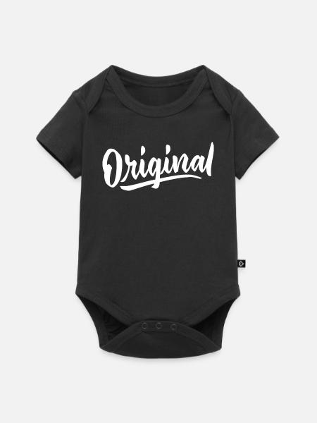 original - Baby Premium Kurzarmbody - Schwarz