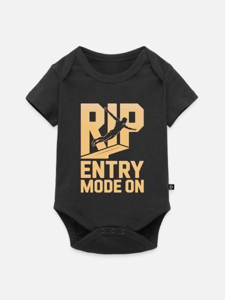 Kunstspringen Turmspringer Sprungbrett - Baby Premium Kurzarmbody - Schwarz