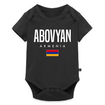 Abovyan, Armenia - Baby Premium short-sleeve bodysuit - black - Front