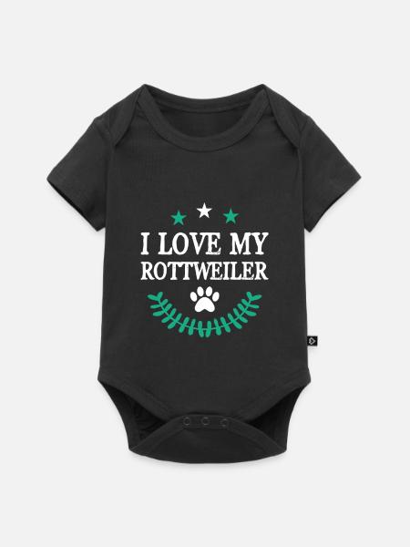 ROTTWEILER - Baby Premium Kurzarmbody - Schwarz