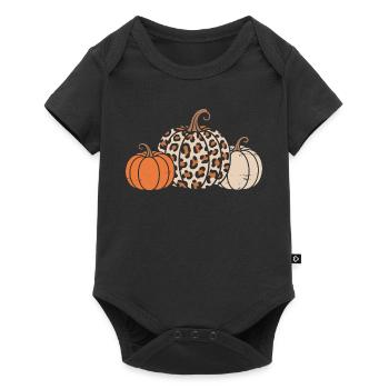 Pumpkins for Halloween - Baby Premium short-sleeve bodysuit - black - Front