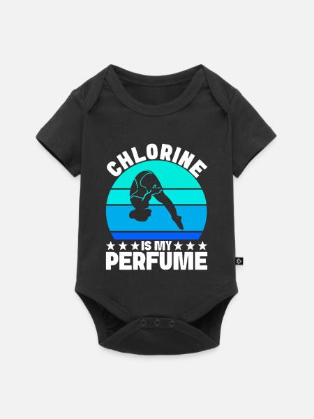 Kunstspringen Turmspringer Sprungbrett - Baby Premium Kurzarmbody - Schwarz