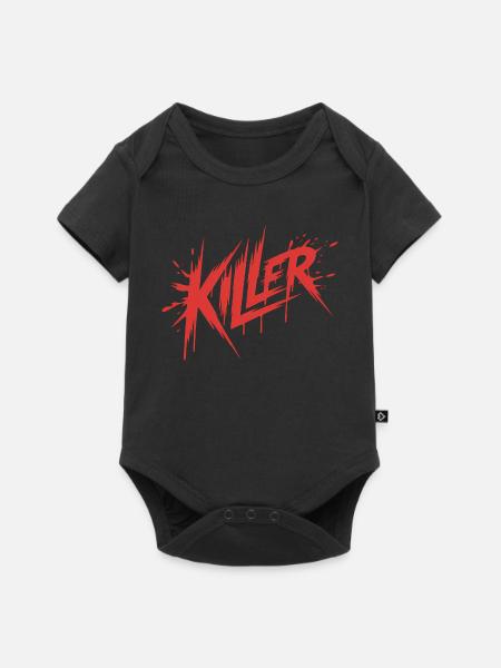 Killer - Killer Blood Design - Baby Premium Kurzarmbody - Schwarz