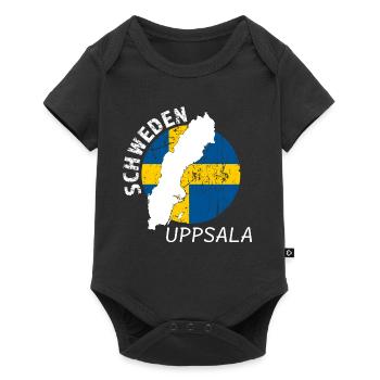 Uppsala - Body à manches courtes Premium Bébé - noir - Devant