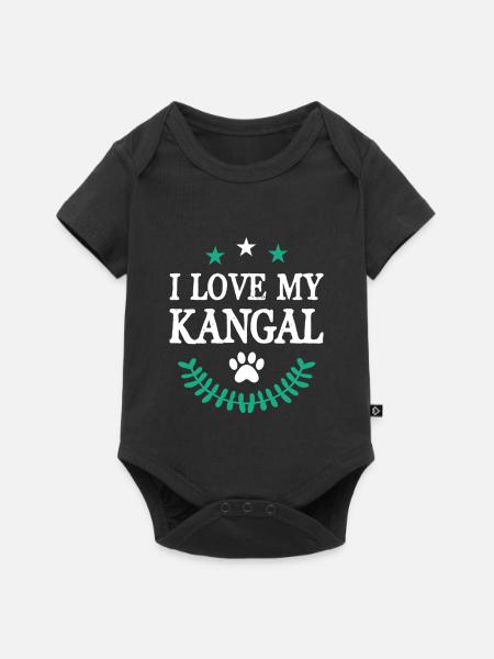 KANGAL - Baby Premium Kurzarmbody - Schwarz