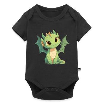 Dragon Dragon - Body à manches courtes Premium Bébé - noir - Devant