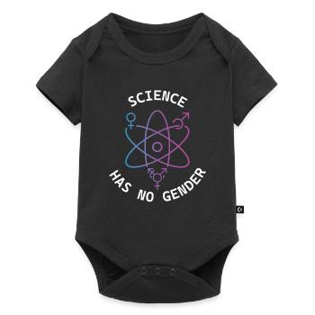 Science has no gender for women and men - Baby Premium short-sleeve bodysuit - black - Front