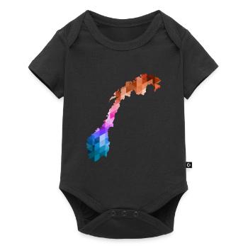 Norway - Norge - Norway - Flag - Scandinavia - Baby Premium short-sleeve bodysuit - black - Front