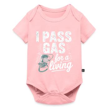 Graphique motivant une infirmière - Body à manches courtes Premium Bébé - rose - Devant