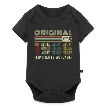 Original 1966 Vintage Vintage Anniversaire Rétro - Body à manches courtes Premium Bébé - noir - Devant