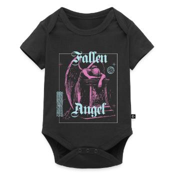 Celestial Angel Illustration - Baby Premium short-sleeve bodysuit - black - Front
