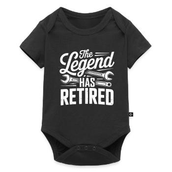 The Legend Has Finished Work Mechanic Retirement - Baby Premium short-sleeve bodysuit - black - Front