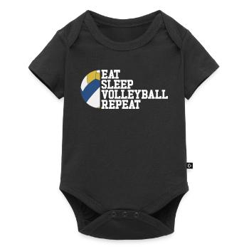 volleyball player - Baby Premium short-sleeve bodysuit - black - Front
