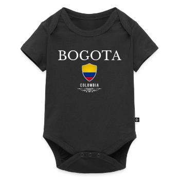 Bogotá Colombie, design minimaliste élégant - Body à manches courtes Premium Bébé - noir - Devant