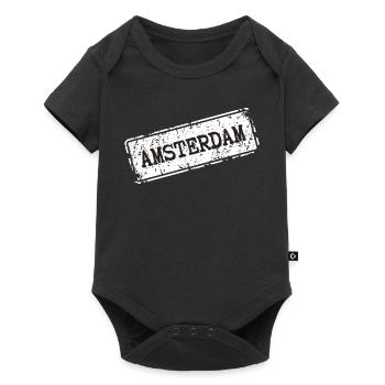 Style urbain d’Amsterdam - Body à manches courtes Premium Bébé - noir - Devant