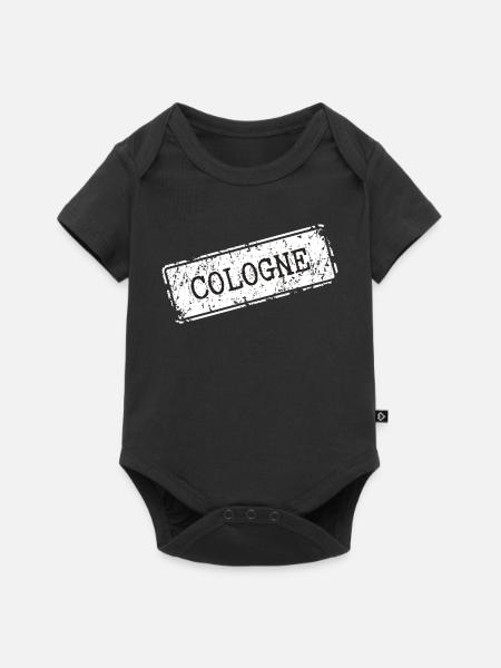 Cologne - Baby Premium Kurzarmbody - Schwarz
