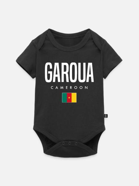 Garoua Kamerun Kameruner - Baby Premium Kurzarmbody - Schwarz