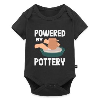 Von Keramik Angetrieben - Baby Premium Kurzarmbody - Schwarz - Vorne