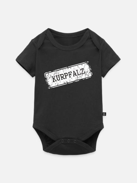 Kurrhatz Lizenzaufdruck Design - Baby Premium Kurzarmbody - Schwarz