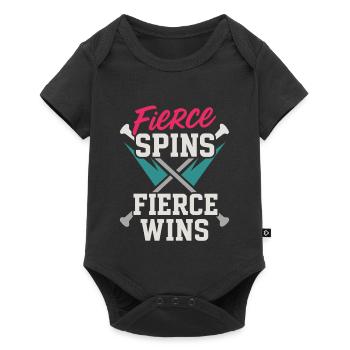 Baton Twirler Majorette Captain Squad Club - Baby Premium short-sleeve bodysuit - black - Front