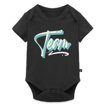 Équipe - Body à manches courtes Premium Bébé - noir - Devant
