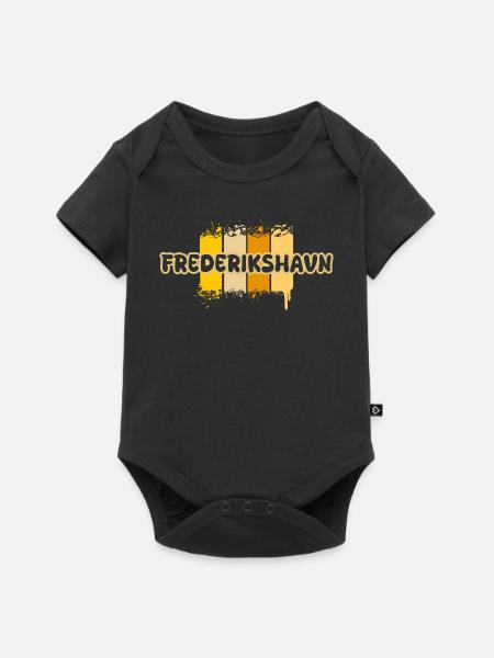Frederikshavn Frederikshavn - Baby Premium Kurzarmbody - Schwarz