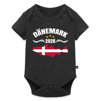 Vacances de pêche Danemark 2026 - Body à manches courtes Premium Bébé - noir - Devant