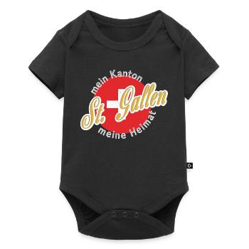 My Home St. Gallen Gift - Baby Premium short-sleeve bodysuit - black - Front