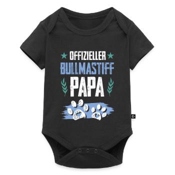 bullmastiff dogs dad - Baby Premium short-sleeve bodysuit - black - Front