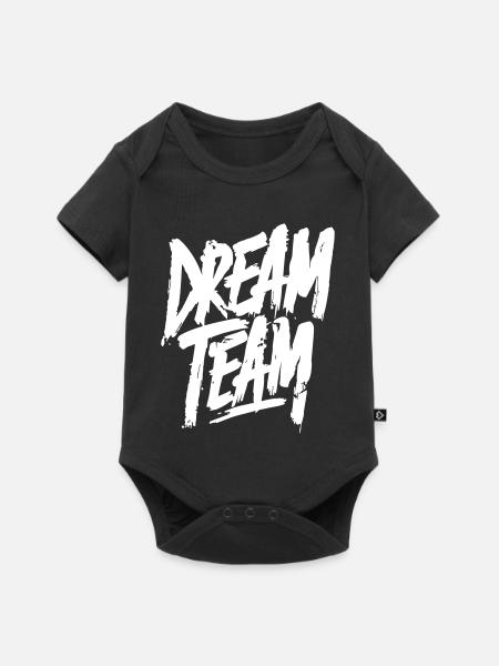 Dream Team - Baby Premium Kurzarmbody - Schwarz