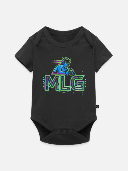 Major League Gaming - Baby Premium Kurzarmbody - Schwarz