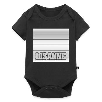 Lisanne - Baby Premium Kurzarmbody - Schwarz - Vorne