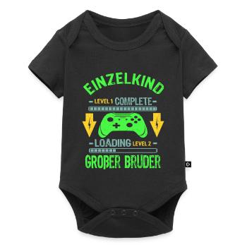 Only Child Complete - Loading Big Brother 2026 - Baby Premium short-sleeve bodysuit - black - Front