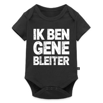 Je ne suis pas un bêleur. Dialecte flamand occidental Chemises - Body à manches courtes Premium Bébé - noir - Devant