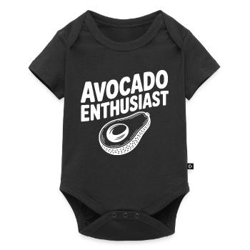 Passionné d’avocat - Body à manches courtes Premium Bébé - noir - Devant