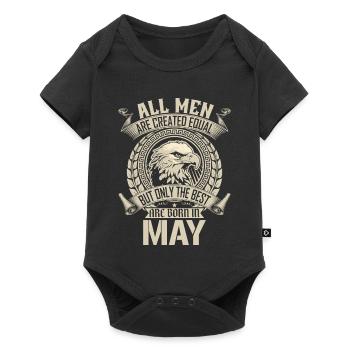 Conception de l'hymne de mai de Eagle Loyalty - Body à manches courtes Premium Bébé - noir - Devant