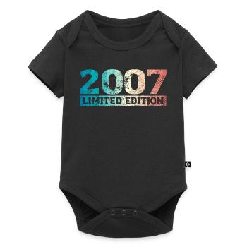 Édition limitée 2007, cadeau d'anniversaire pour mari - Body à manches courtes Premium Bébé - noir - Devant