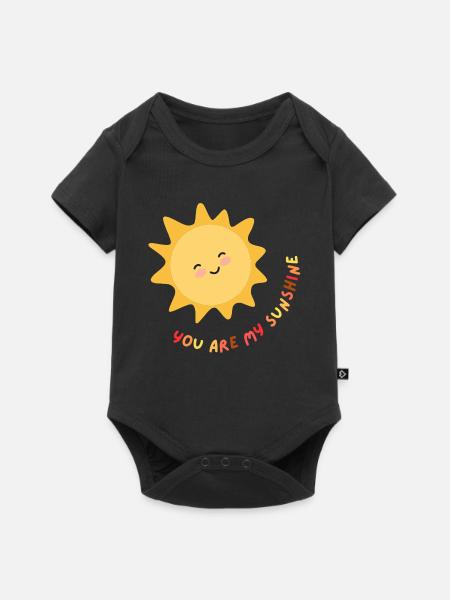 Mein Sonnenschein - Baby Premium Kurzarmbody - Schwarz