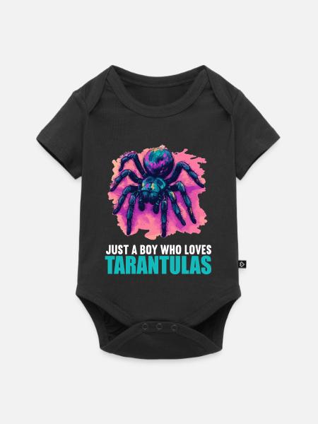 Taranteln Tarantel - Baby Premium Kurzarmbody - Schwarz
