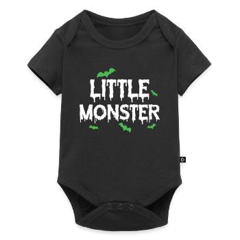 petit monstre - Body à manches courtes Premium Bébé - noir - Devant