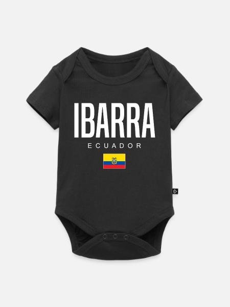 Ibarra Ecuador Ecuadorianer - Baby Premium Kurzarmbody - Schwarz