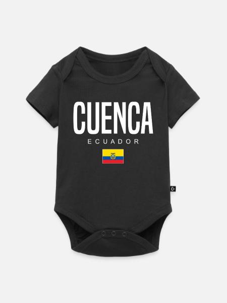 Cuenca Ecuador Ecuadorianer - Baby Premium Kurzarmbody - Schwarz