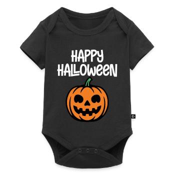 Joyeux halloween - Body à manches courtes Premium Bébé - noir - Devant