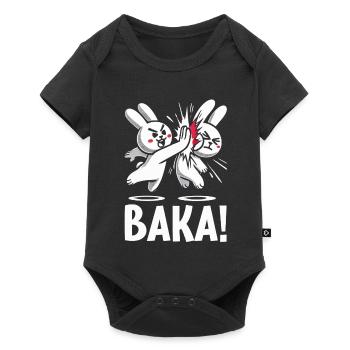 Get Out Unnecessary Social Contact Baka Anime - Baby Premium short-sleeve bodysuit - black - Front