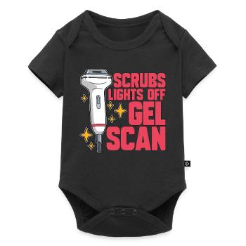 L’échographiste gommage les lumières éteintes Gel Scan Échographie - Body à manches courtes Premium Bébé - noir - Devant